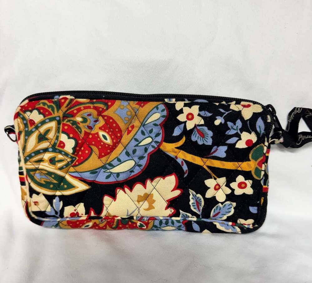 Vera Bradley Quilted Floral Wristlet Wallet